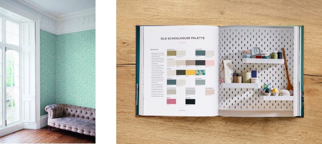 Lifestyle image with wallpaper book